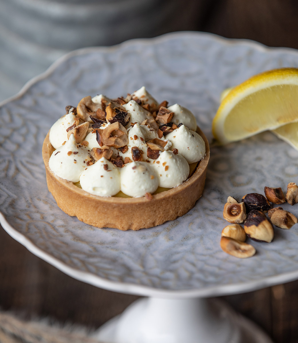 Tartelette citron-praliné