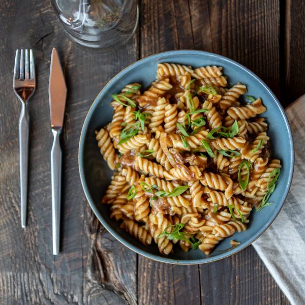 Fusilli porc confit